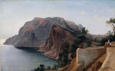 Jean-Achille Benouville Capri oil painting image